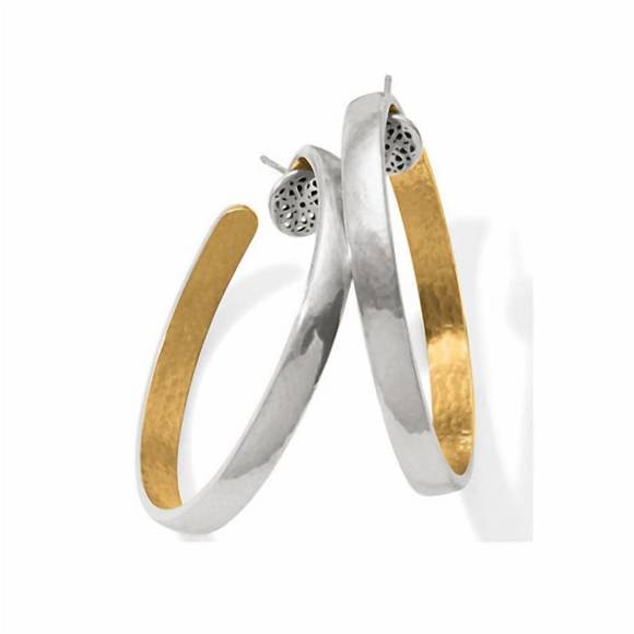 {Brighton}  Ferrara Entrata Medium Hoop Earrings main image 1